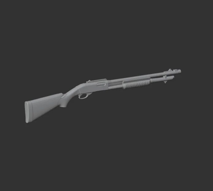 Mô hình 3D Remington 870 - Image 5