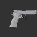 Mô hình 3D Sig Sauer P210 - Thumbnail 2