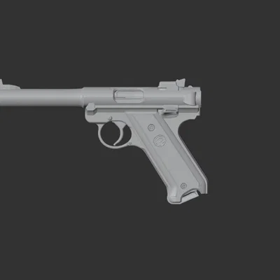 Mô hình 3D Ruger Mark IV