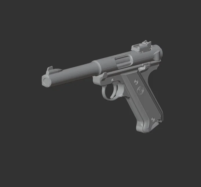 Mô hình 3D Ruger Mark IV - Image 3