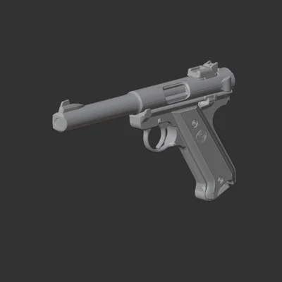 Mô hình 3D Ruger Mark IV