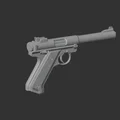Mô hình 3D Ruger Mark IV - Thumbnail 4