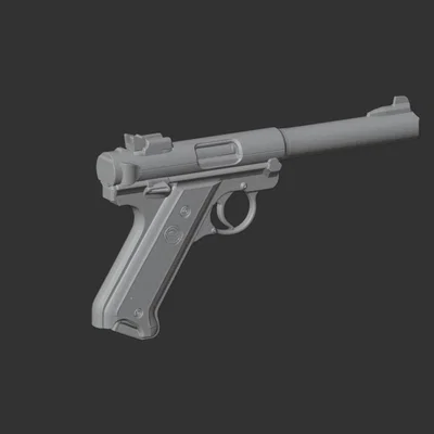 Mô hình 3D Ruger Mark IV