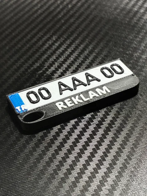 Móc Khóa Còi Hình Biển Số Xe (Düdüklü Plaka Anahtarlık) - Image 2