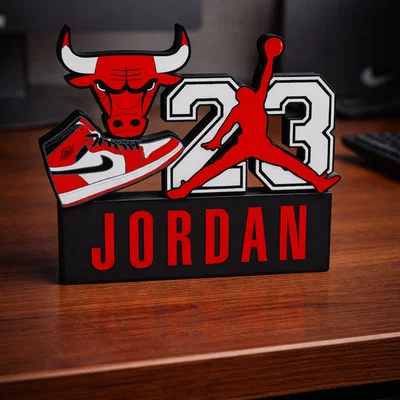 Mô hình trang trí 3D Michael Jordan - Huyền thoại bóng rổ Chicago Bulls