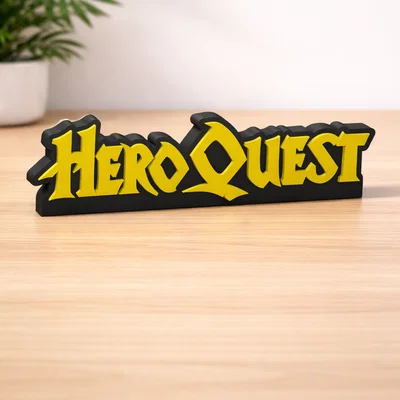 Mô hình trang trí Logo HeroQuest ấn tượng cho game thủ