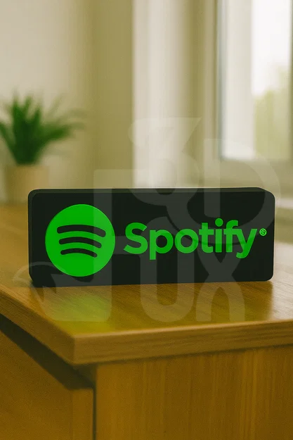Mô hình logo Spotify trang trí để bàn in 3D đẹp mắt - Image 1