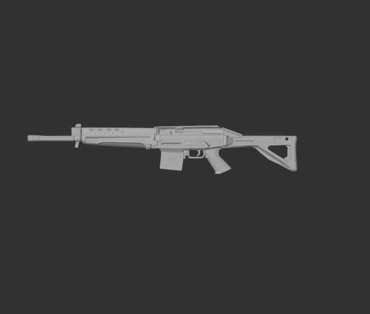 Mô hình 3D súng Sig Sg 751 - Image 2
