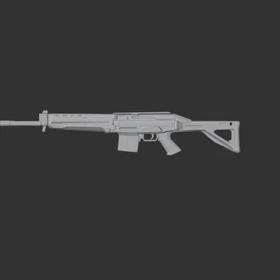 Mô hình 3D súng Sig Sg 751