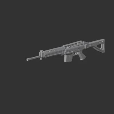 Mô hình 3D súng Sig Sg 751