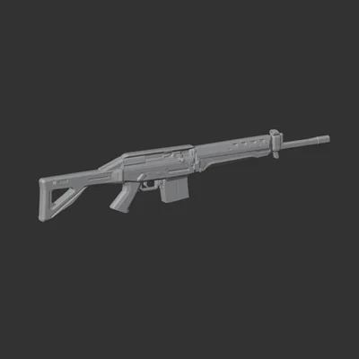 Mô hình 3D súng Sig Sg 751