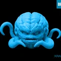 Mô hình 3D nhân vật Krang (TMNT) trang trí bàn làm việc cực chất - Thumbnail 1