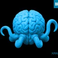 Mô hình 3D nhân vật Krang (TMNT) trang trí bàn làm việc cực chất - Thumbnail 3