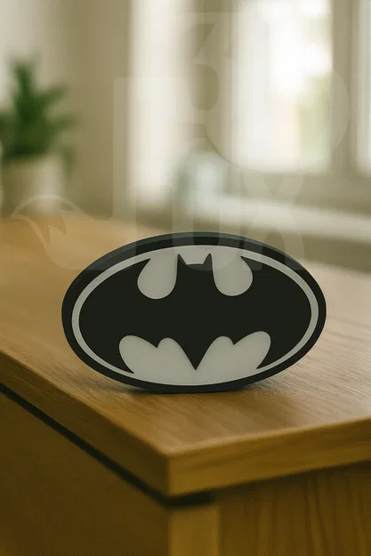 Mô hình logo Batman 3D ấn tượng trang trí bàn làm việc - Image 1
