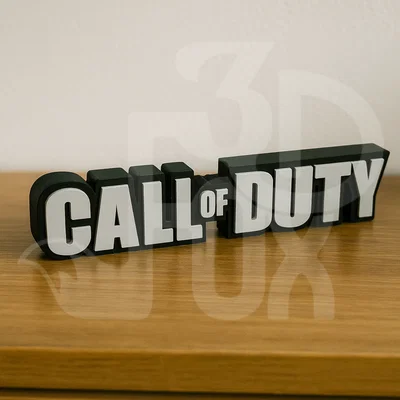 Mô hình trang trí Logo Call Of Duty chất lượng cho góc Gaming
