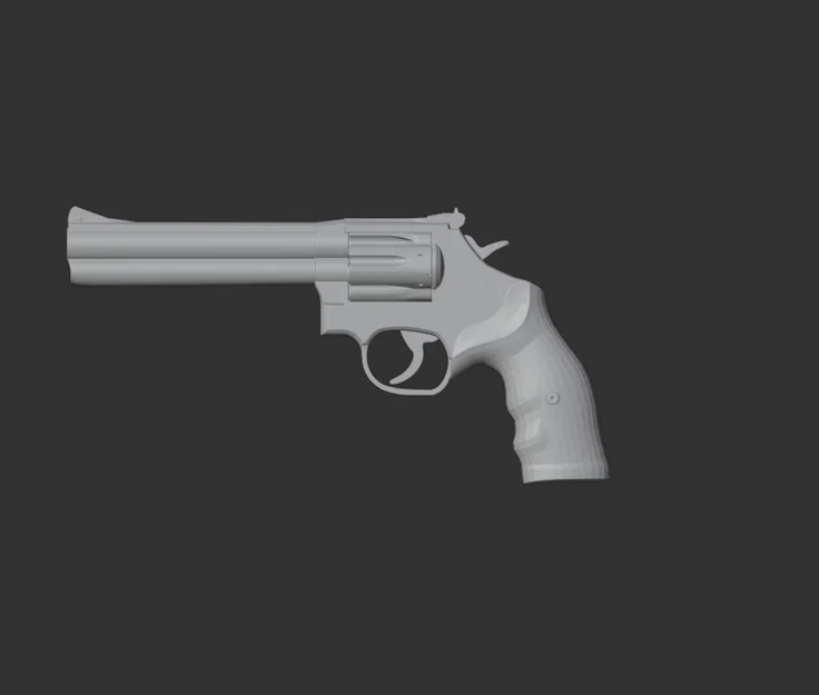 Mô hình 3D Smith Wesson 686 - Image 2