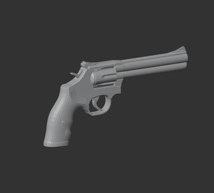 Mô hình 3D Smith Wesson 686 - Image 4