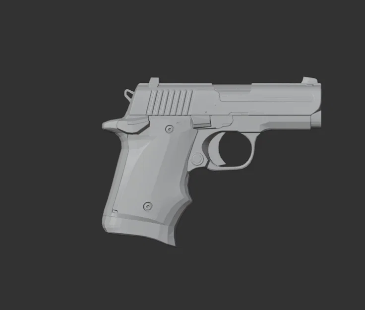 Mô hình 3D súng ngắn Sig Sauer P938 - Image 2