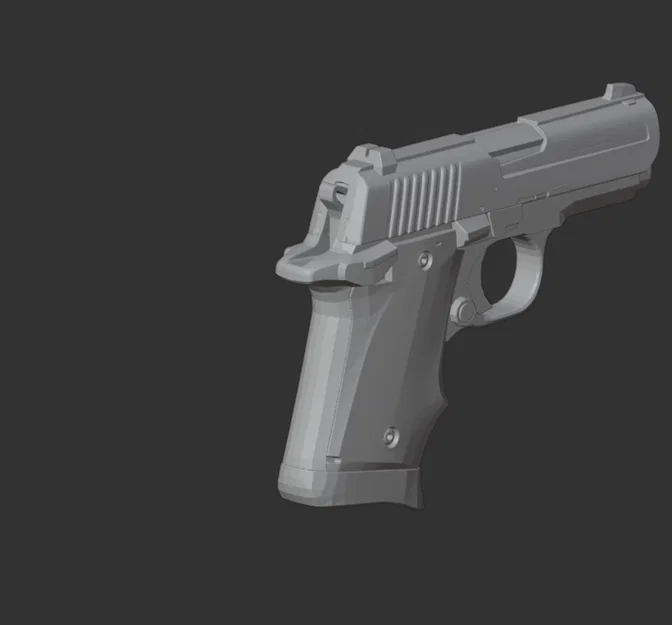 Mô hình 3D súng ngắn Sig Sauer P938 - Image 3