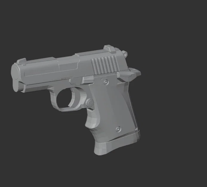 Mô hình 3D súng ngắn Sig Sauer P938 - Image 4