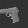 Mô hình 3D súng ngắn Sig Sauer P938 - Thumbnail 4