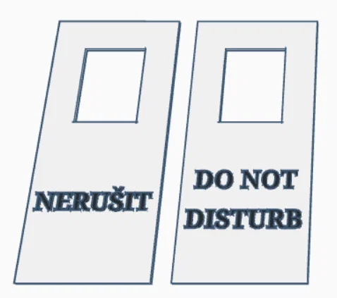 Biển treo cửa 5 (Door Sign 5) - Image 1