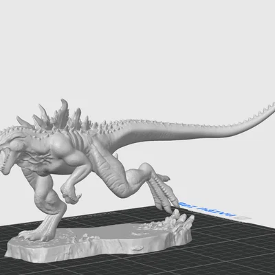 Mô hình Godzilla 3D