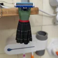 Giá đỡ bàn chải đánh răng hình áo vest và váy - Thumbnail 6