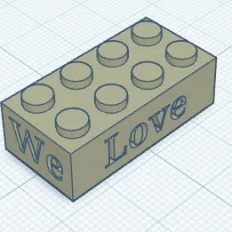 Gạch LEGO 2x4 Quà Tặng Ngày Của Mẹ