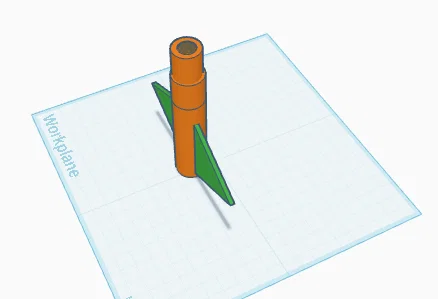 Mô hình tầng tên lửa 3D cho động cơ Estes A, B, C - Image 1