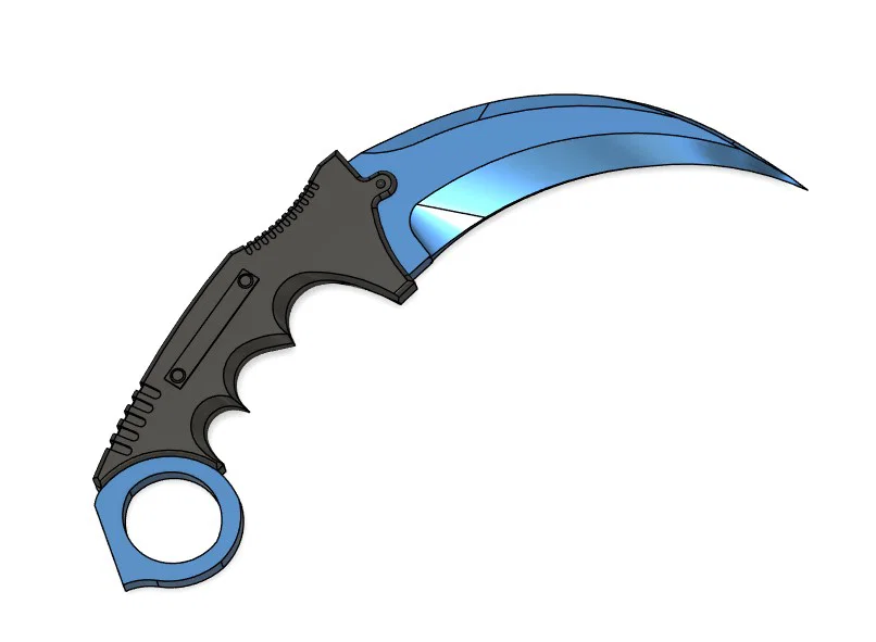 Mô hình dao Karambit CS2 - File in 3D tuyệt đẹp cho game thủ - Image 1