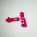 Móc Khóa Hai Từ Tùy Chỉnh - Thumbnail 2
