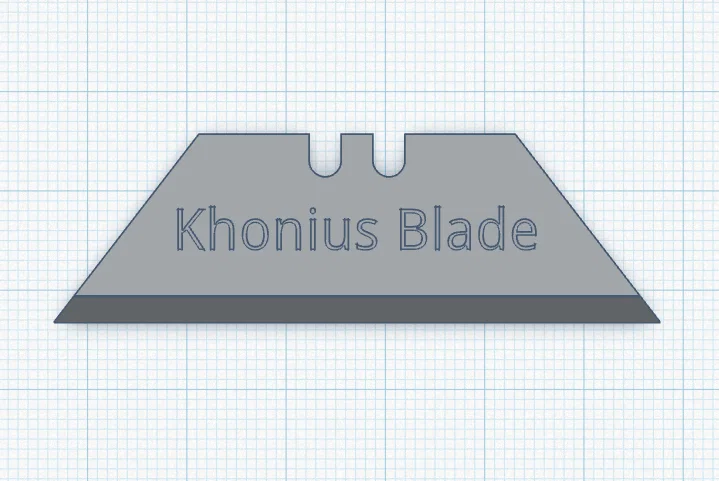 Mô hình lưỡi dao tiện ích (Utility Blade) - Image 1