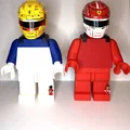 Mô hình Mega Figure dành cho nón bảo hiểm Lego F1 - Thumbnail 1
