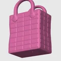 Bình hoa hình túi xách chần bông (Quilted Handbag Vase) - Thumbnail 5