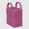Bình hoa hình túi xách chần bông (Quilted Handbag Vase) - Thumbnail 7