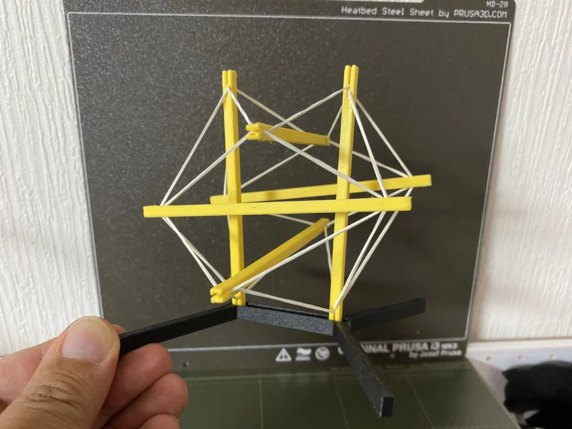 Mô hình Tensegrity độc đáo: Kết hợp nghệ thuật và khoa học in 3D - Image 1