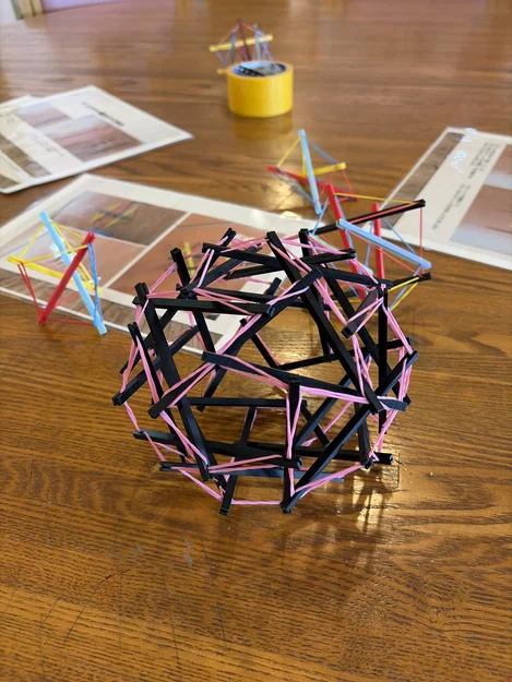 Mô hình Tensegrity độc đáo: Kết hợp nghệ thuật và khoa học in 3D - Image 2