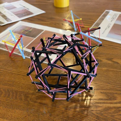 Mô hình Tensegrity độc đáo: Kết hợp nghệ thuật và khoa học in 3D