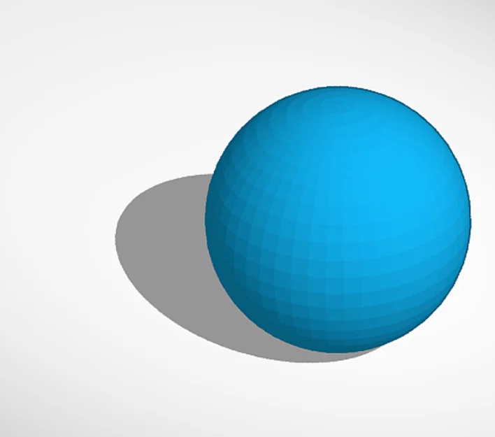 Mô hình quả bóng bàn (Ping Pong Ball) in 3D đơn giản - Image 1