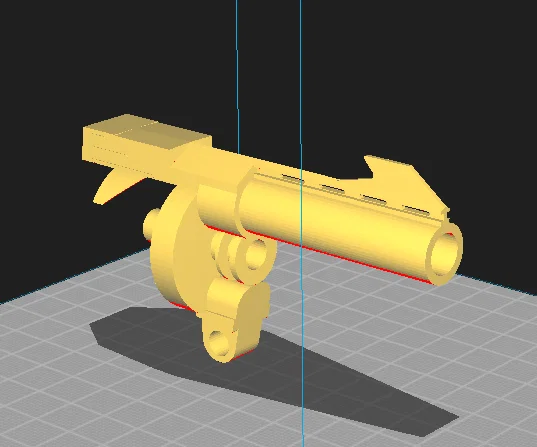 Mô hình súng lục ổ xoay (Revolver cannon) in 3D ấn tượng - Image 1