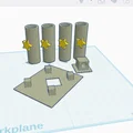 Mô hình chuông gió ngôi sao xinh xắn để in 3D trang trí nhà cửa - Thumbnail 1