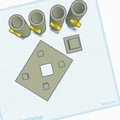 Mô hình chuông gió ngôi sao xinh xắn để in 3D trang trí nhà cửa - Thumbnail 2