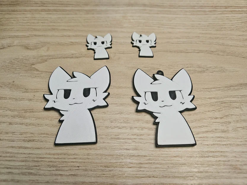 Móc khóa/Huy hiệu Silly Cat (Boykisser) - Image 1