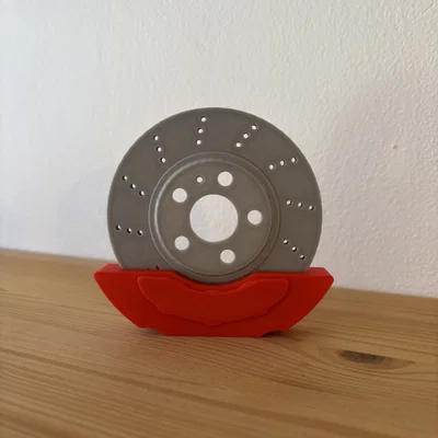 Lót ly mô hình đĩa phanh xe hơi độc đáo - Phụ kiện trang trí 3D