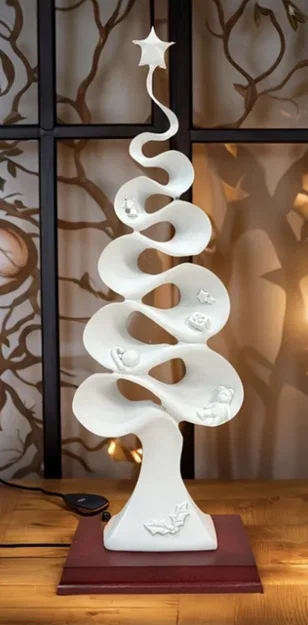 Mô hình cây thông Noel cách điệu 3D - Trang trí Giáng sinh tinh tế - Image 2