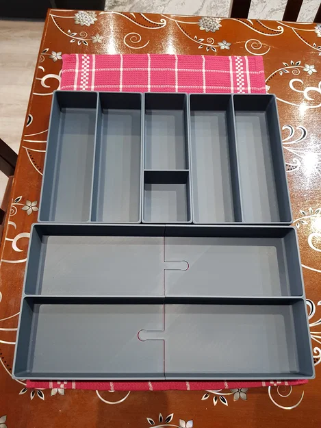 Khay 3D Đa Năng Chia Ngăn (Cassette) Gọn Gàng Cho Ngăn Kéo - Image 3