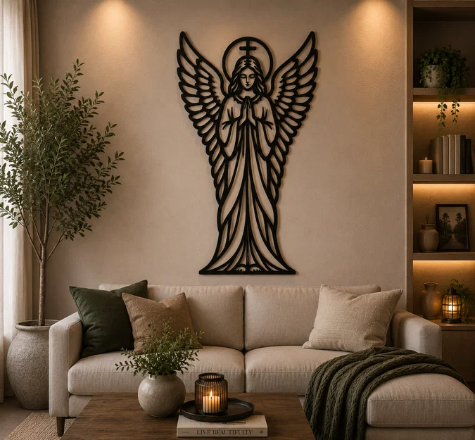 Tranh treo tường 2D Thiên Thần Hộ Mệnh (Guardian Angel) - Image 1