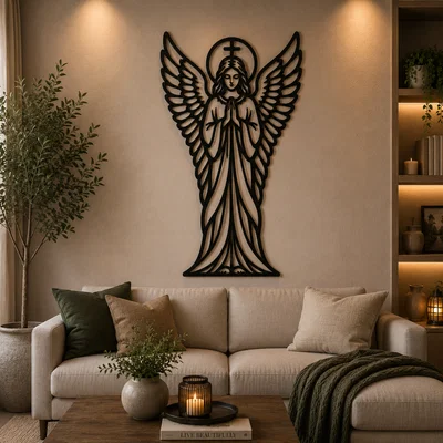 Tranh treo tường 2D Thiên Thần Hộ Mệnh (Guardian Angel)