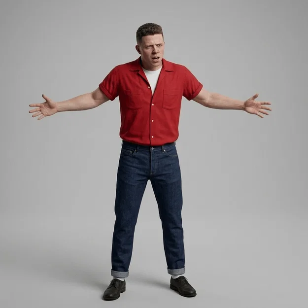Mô hình 3D Biff Tannen (Back to the Future) in chất lượng cao - Image 1